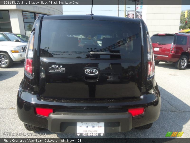 Shadow Black / Black Soul Logo Cloth 2011 Kia Soul +