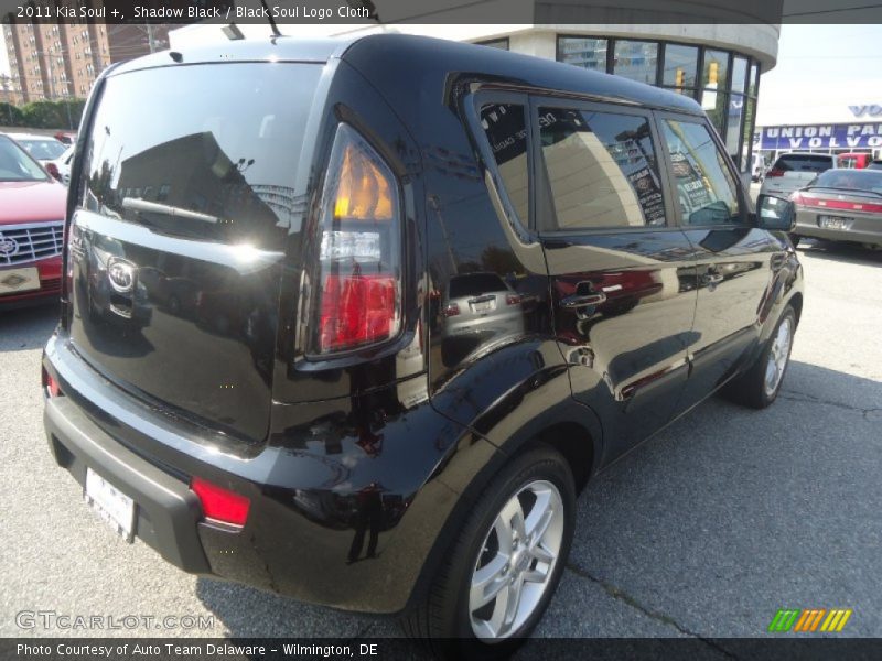 Shadow Black / Black Soul Logo Cloth 2011 Kia Soul +