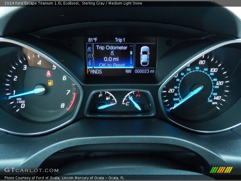 2014 Escape Titanium 1.6L EcoBoost Titanium 1.6L EcoBoost Gauges