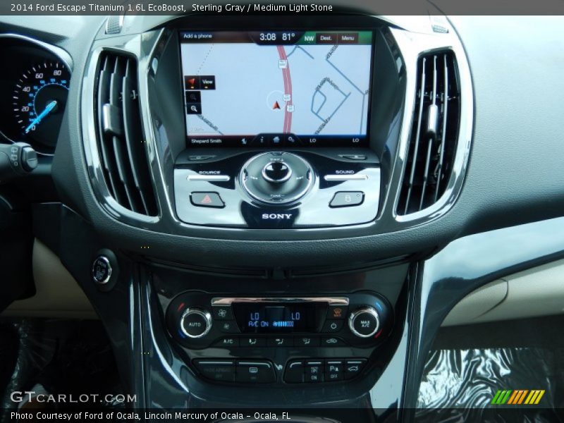 Controls of 2014 Escape Titanium 1.6L EcoBoost