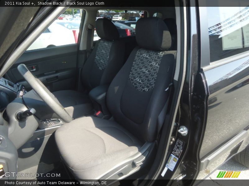 Shadow Black / Black Soul Logo Cloth 2011 Kia Soul +