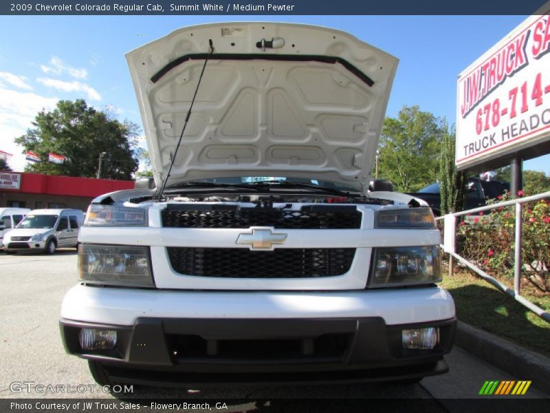 Summit White / Medium Pewter 2009 Chevrolet Colorado Regular Cab