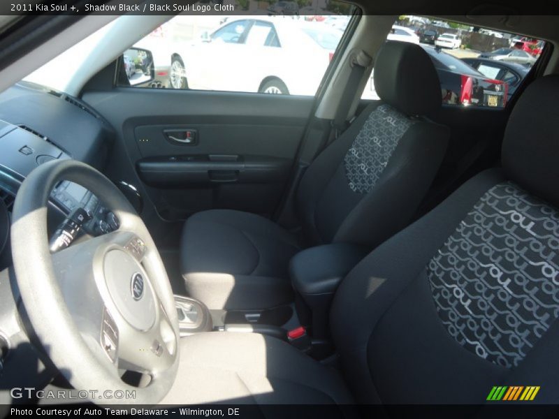 Shadow Black / Black Soul Logo Cloth 2011 Kia Soul +