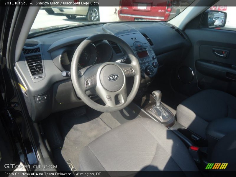 Shadow Black / Black Soul Logo Cloth 2011 Kia Soul +