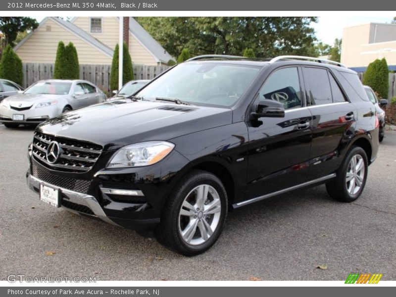 Black / Black 2012 Mercedes-Benz ML 350 4Matic