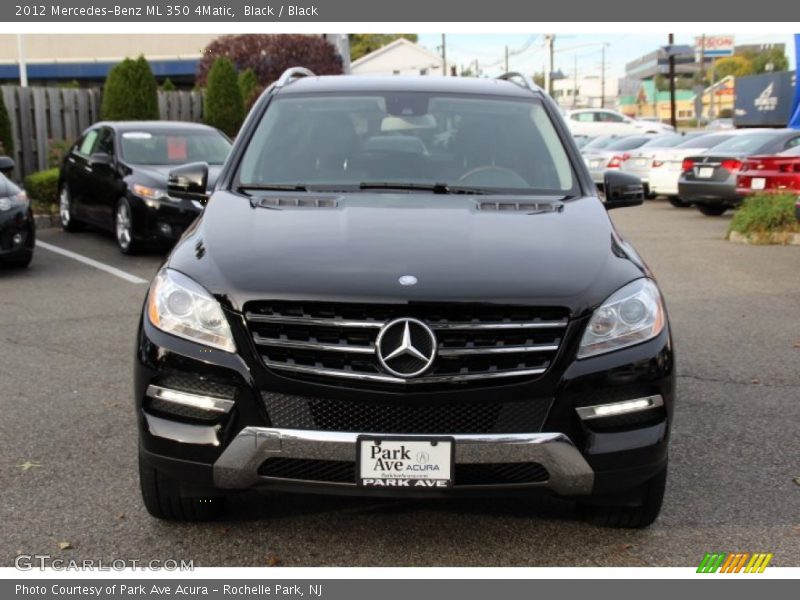 Black / Black 2012 Mercedes-Benz ML 350 4Matic
