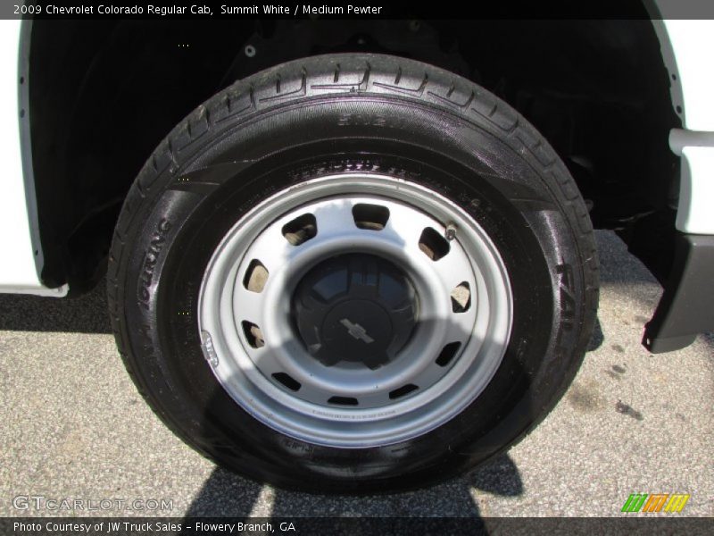 Summit White / Medium Pewter 2009 Chevrolet Colorado Regular Cab