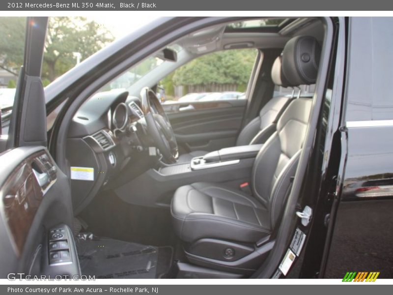 Black / Black 2012 Mercedes-Benz ML 350 4Matic