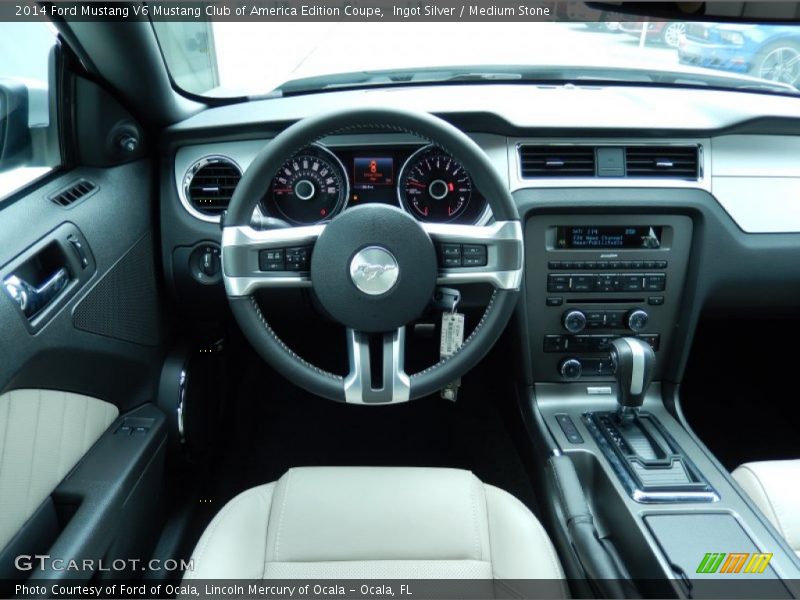Dashboard of 2014 Mustang V6 Mustang Club of America Edition Coupe