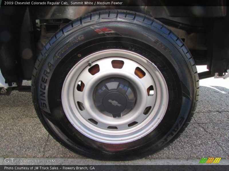 Summit White / Medium Pewter 2009 Chevrolet Colorado Regular Cab