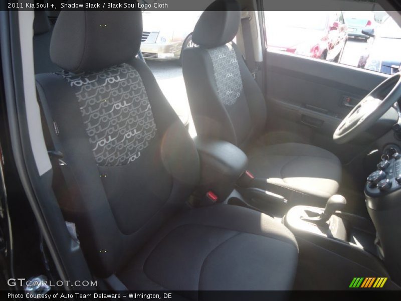 Shadow Black / Black Soul Logo Cloth 2011 Kia Soul +