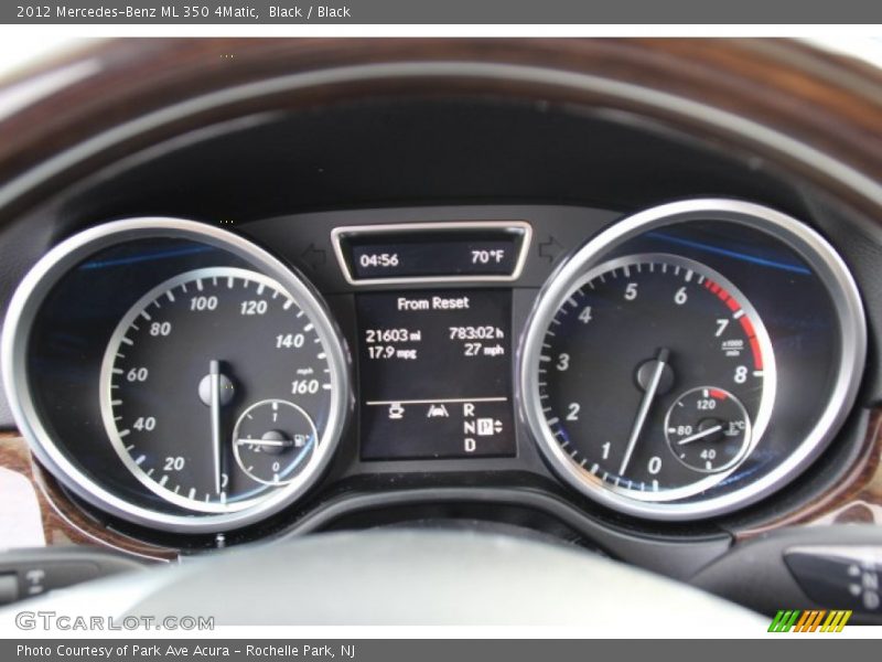 Black / Black 2012 Mercedes-Benz ML 350 4Matic