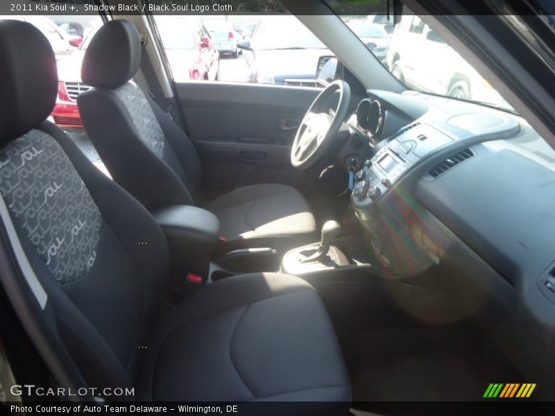 Shadow Black / Black Soul Logo Cloth 2011 Kia Soul +