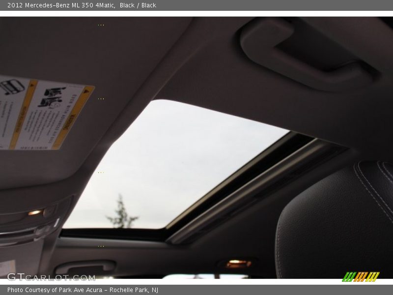 Black / Black 2012 Mercedes-Benz ML 350 4Matic