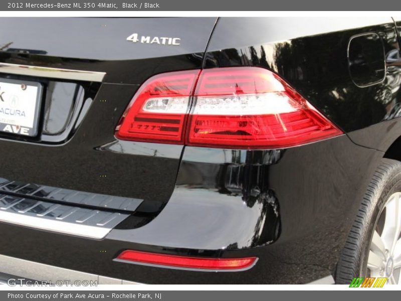 Black / Black 2012 Mercedes-Benz ML 350 4Matic