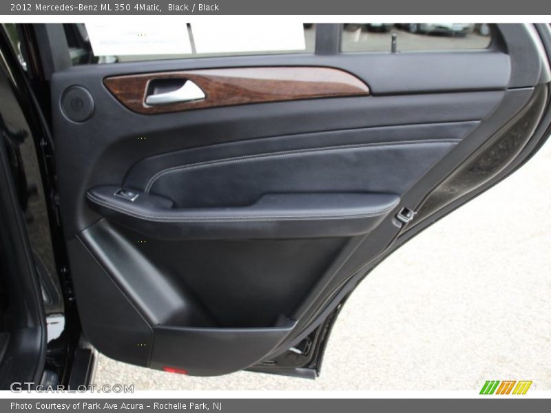 Black / Black 2012 Mercedes-Benz ML 350 4Matic