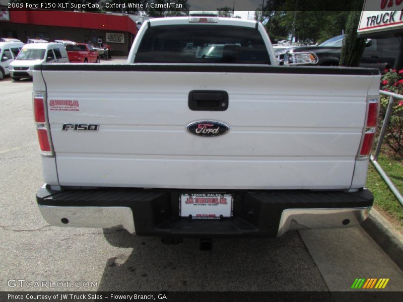 Oxford White / Camel/Tan 2009 Ford F150 XLT SuperCab