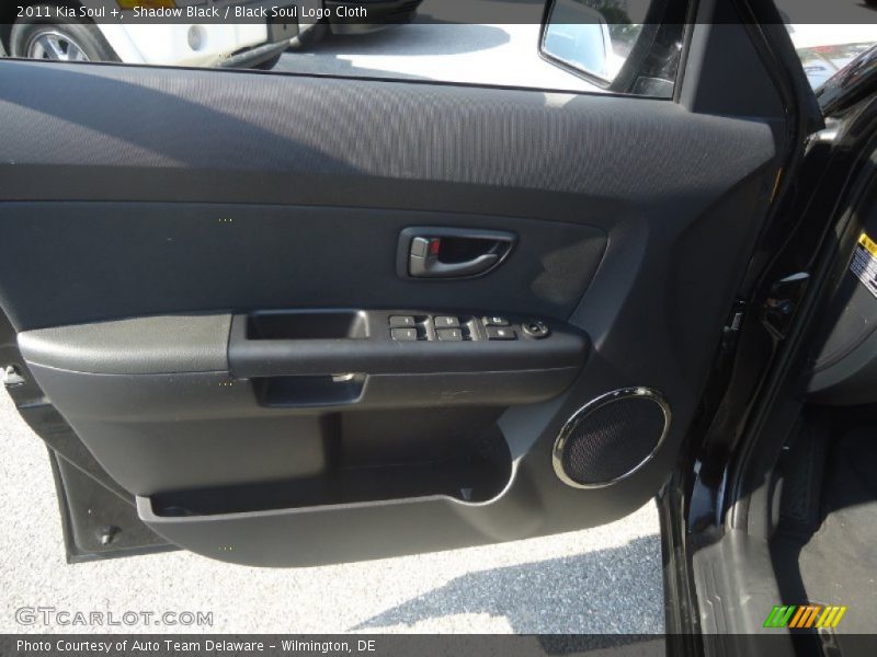 Shadow Black / Black Soul Logo Cloth 2011 Kia Soul +