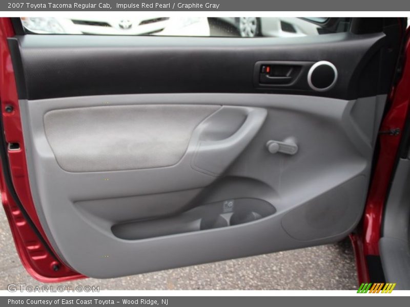 Impulse Red Pearl / Graphite Gray 2007 Toyota Tacoma Regular Cab