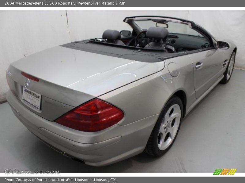 Pewter Silver Metallic / Ash 2004 Mercedes-Benz SL 500 Roadster