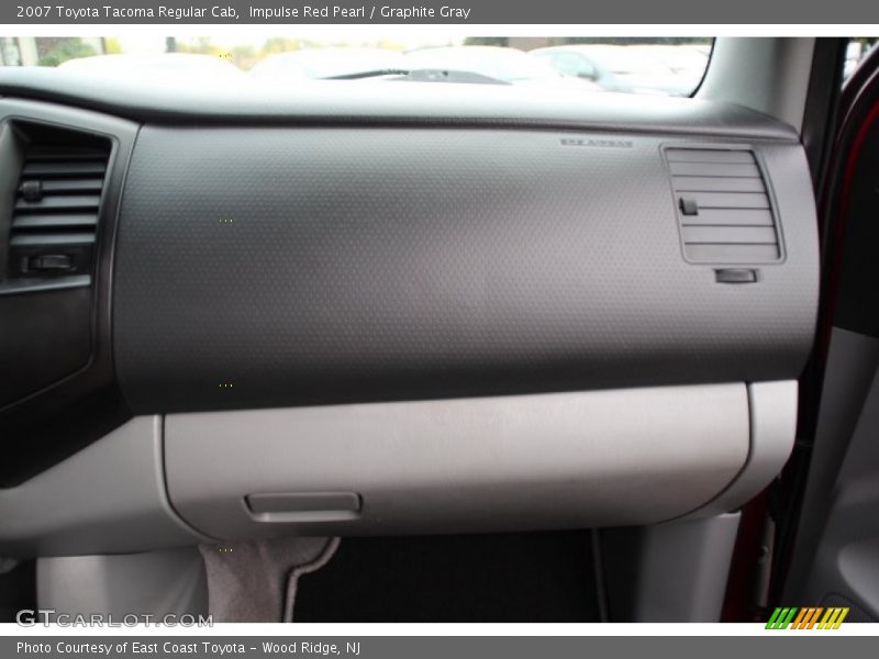 Impulse Red Pearl / Graphite Gray 2007 Toyota Tacoma Regular Cab