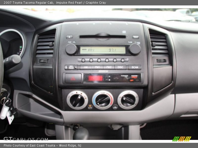 Impulse Red Pearl / Graphite Gray 2007 Toyota Tacoma Regular Cab