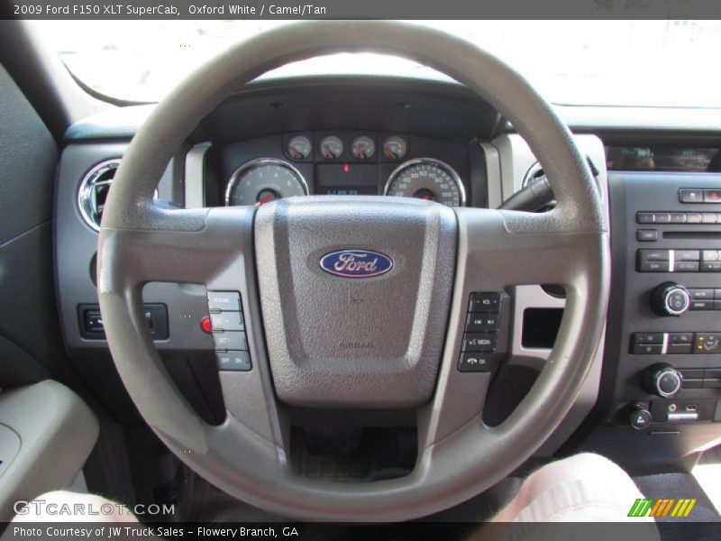 Oxford White / Camel/Tan 2009 Ford F150 XLT SuperCab
