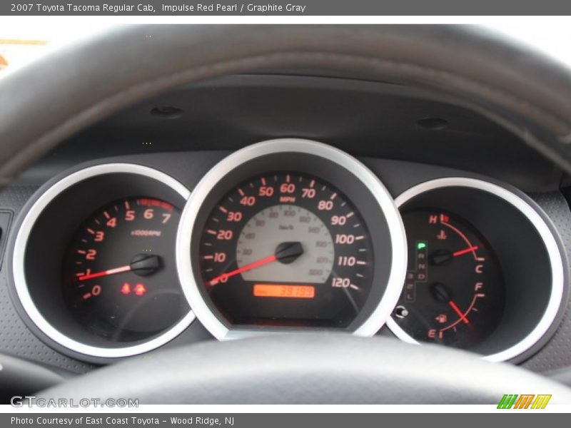 Impulse Red Pearl / Graphite Gray 2007 Toyota Tacoma Regular Cab