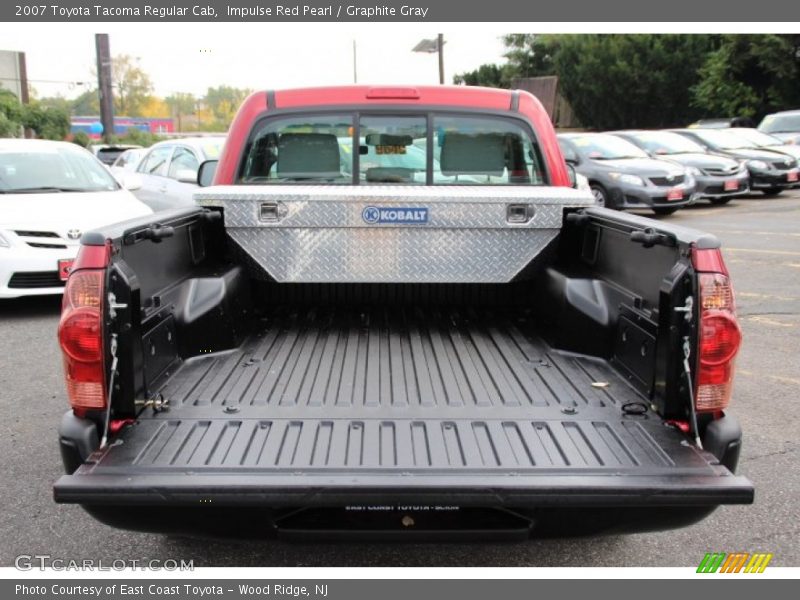 Impulse Red Pearl / Graphite Gray 2007 Toyota Tacoma Regular Cab