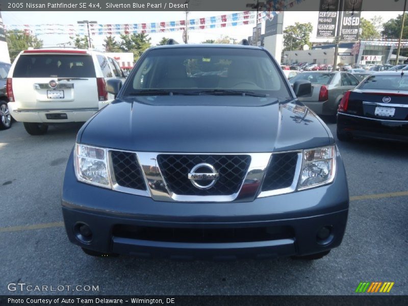 Silverton Blue Pearl / Desert 2005 Nissan Pathfinder SE 4x4