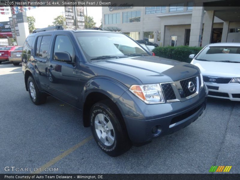 Silverton Blue Pearl / Desert 2005 Nissan Pathfinder SE 4x4
