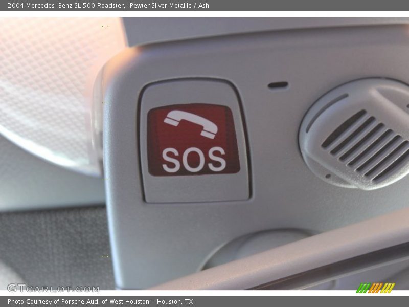 Pewter Silver Metallic / Ash 2004 Mercedes-Benz SL 500 Roadster