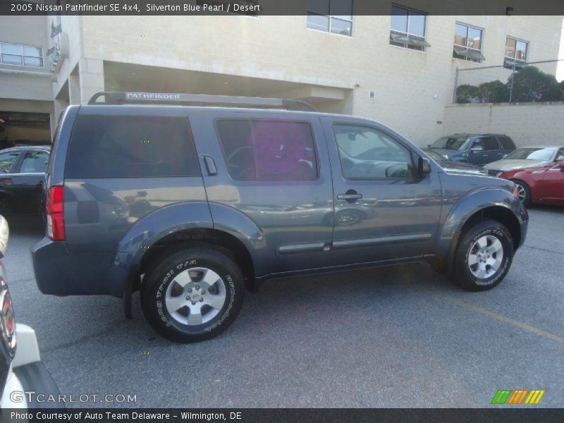 Silverton Blue Pearl / Desert 2005 Nissan Pathfinder SE 4x4