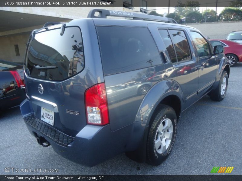 Silverton Blue Pearl / Desert 2005 Nissan Pathfinder SE 4x4