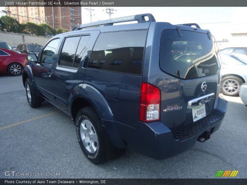 Silverton Blue Pearl / Desert 2005 Nissan Pathfinder SE 4x4
