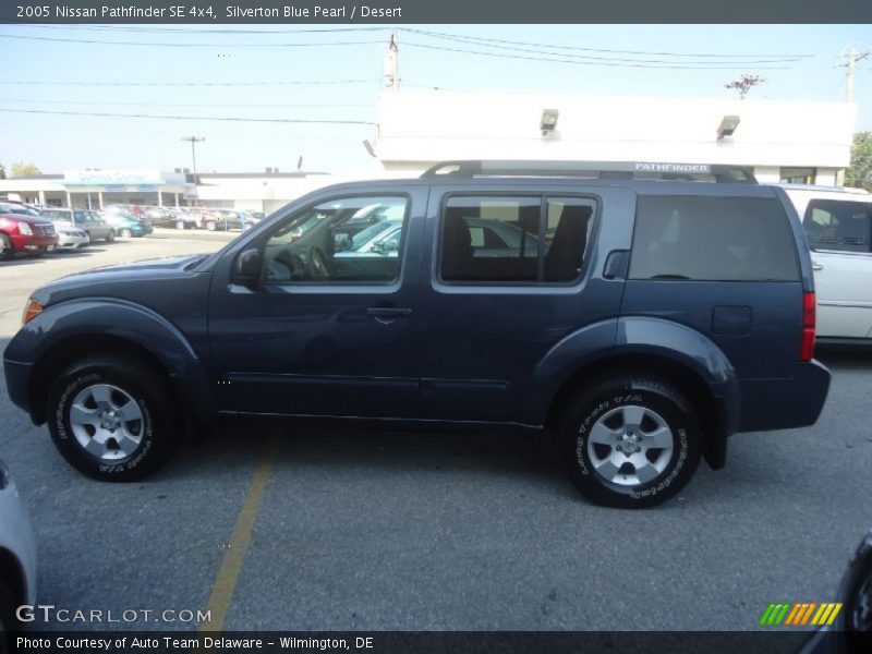 Silverton Blue Pearl / Desert 2005 Nissan Pathfinder SE 4x4