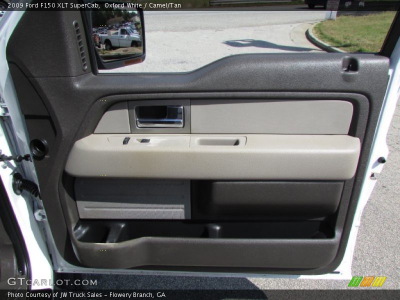 Oxford White / Camel/Tan 2009 Ford F150 XLT SuperCab