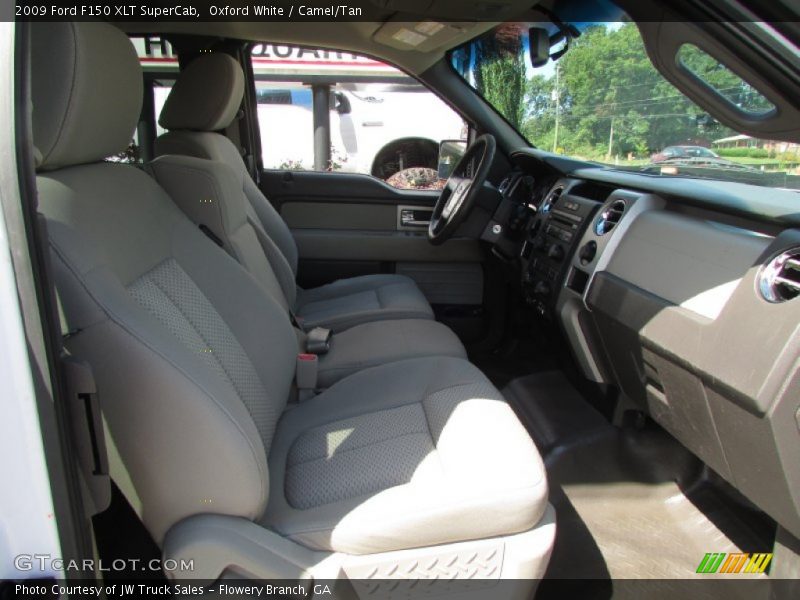 Oxford White / Camel/Tan 2009 Ford F150 XLT SuperCab
