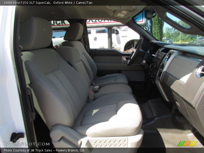 Oxford White / Camel/Tan 2009 Ford F150 XLT SuperCab