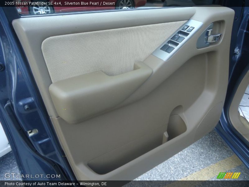 Silverton Blue Pearl / Desert 2005 Nissan Pathfinder SE 4x4