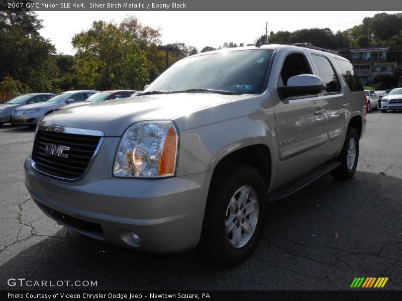 Silver Birch Metallic / Ebony Black 2007 GMC Yukon SLE 4x4