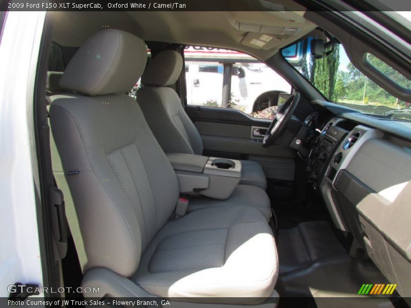 Oxford White / Camel/Tan 2009 Ford F150 XLT SuperCab