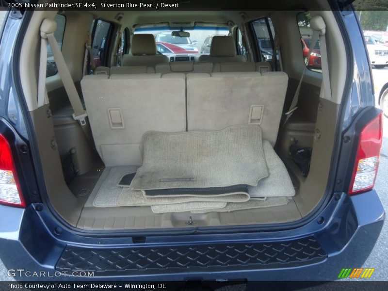 Silverton Blue Pearl / Desert 2005 Nissan Pathfinder SE 4x4