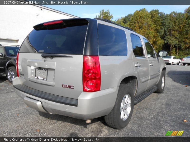 Silver Birch Metallic / Ebony Black 2007 GMC Yukon SLE 4x4