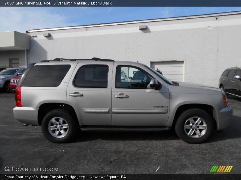 Silver Birch Metallic / Ebony Black 2007 GMC Yukon SLE 4x4