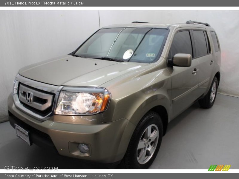 Mocha Metallic / Beige 2011 Honda Pilot EX