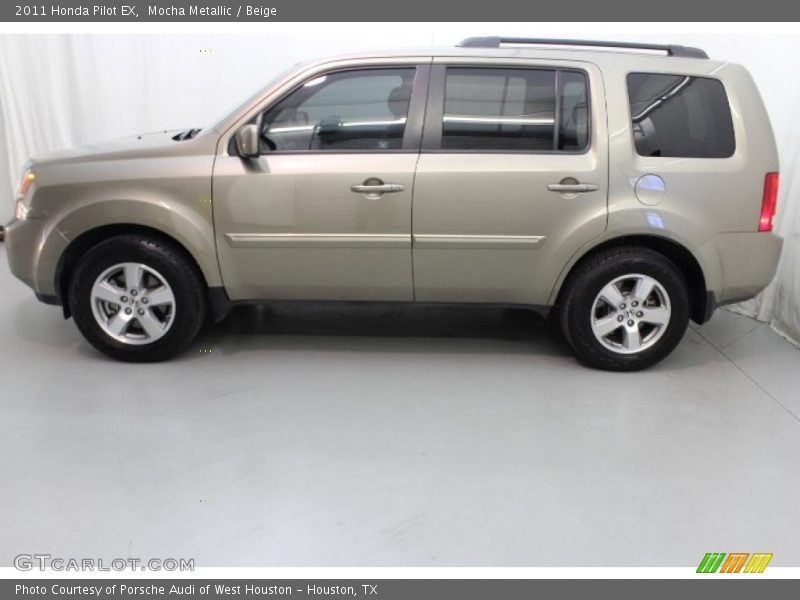 Mocha Metallic / Beige 2011 Honda Pilot EX