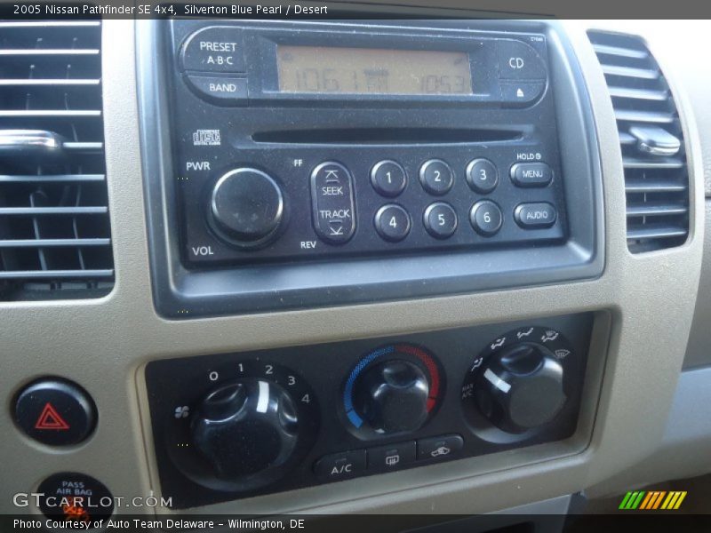 Silverton Blue Pearl / Desert 2005 Nissan Pathfinder SE 4x4