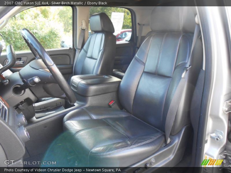 Silver Birch Metallic / Ebony Black 2007 GMC Yukon SLE 4x4