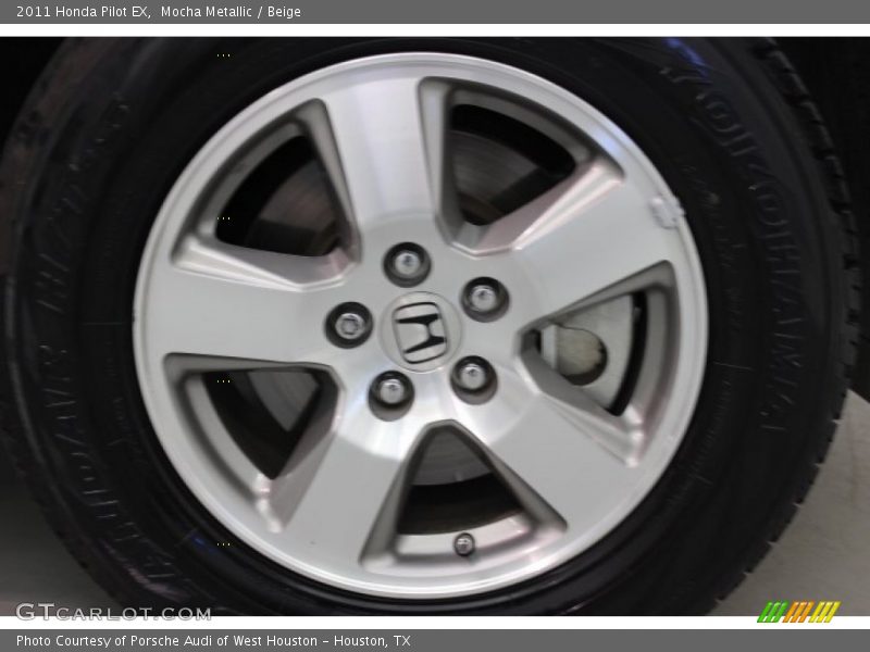 Mocha Metallic / Beige 2011 Honda Pilot EX